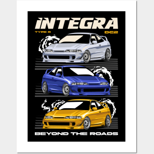 Integra Type R DC2 Car Posters and Art